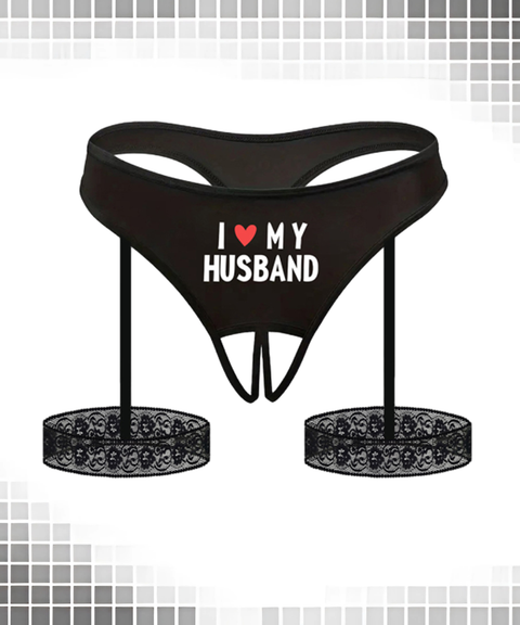 Women's Sexy Clothing, Sexy Strappy One-Piece Leg Harness Style Split Crotch Elastic Couples Thong, Nightout OOTD