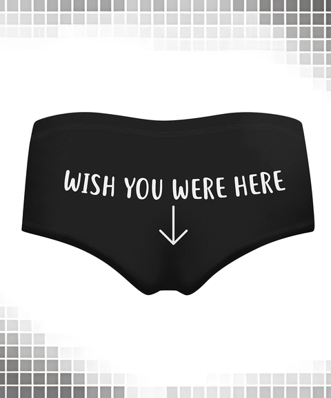 Women's Sexy Clothing, Multicolor Letter Print Black Milk Silk Hip-Lifting Women’s Short Panties, Nightout OOTD