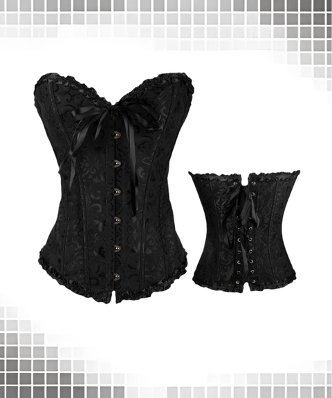 Boned Bustier Corset – Waist Cincher & Shaping