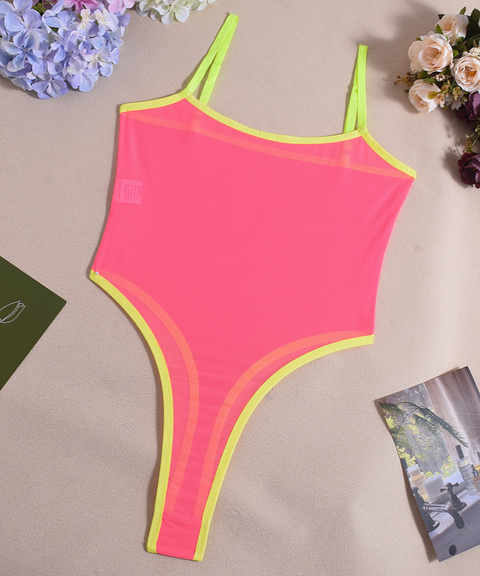 Women's Sexy Clothing,See-through Mesh Bodysuit, Nightout OOTD