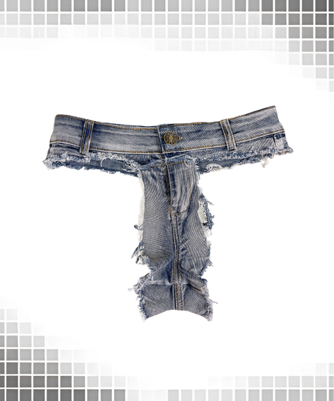 Women's Sexy Clothing, Sexy Back-Cut Denim Shorts, Nightout, OOTD