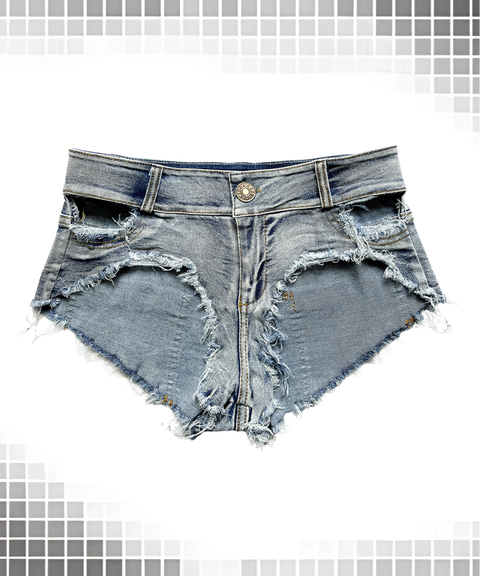 Women's Sexy Clothing, Ripped sexy low-rise denim shorts, Nightout, OOTD