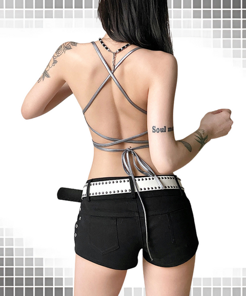 Strappy Sexy Backless Top