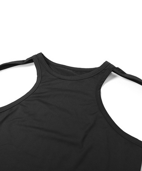 Hollow Cropped Long Sleeve T-Shirt