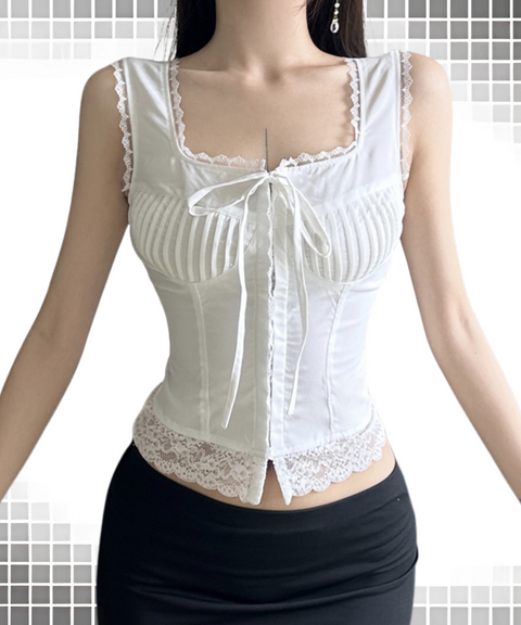 Lace Patchwork Top