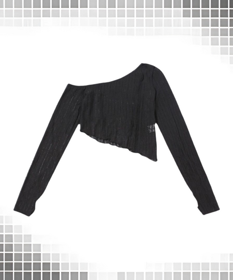 Slim Irregular Long Sleeve T-Shirt