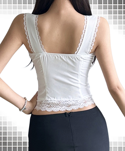 Lace Patchwork Top