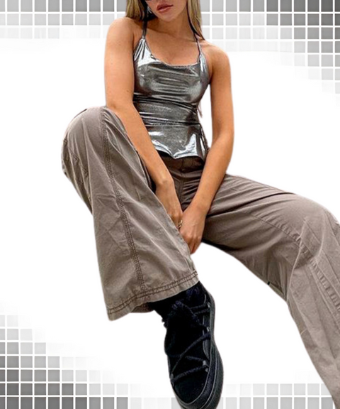 Halter Tie Backless Vest