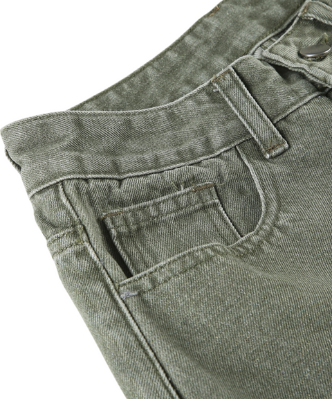 High-Waisted Vintage Cut Denim Jeans