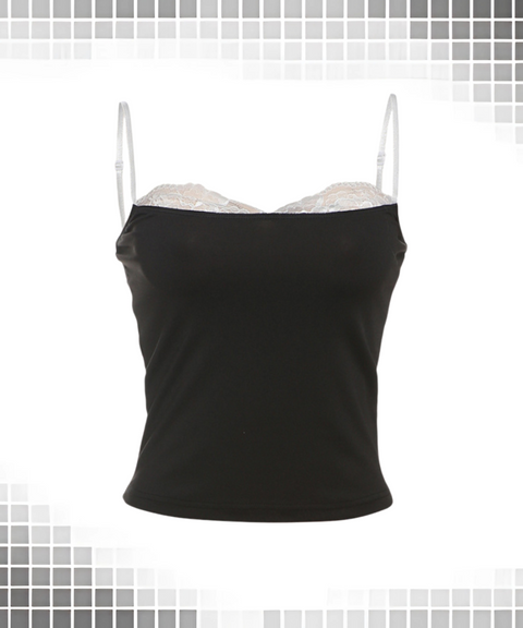 Lace Trim Cami Top