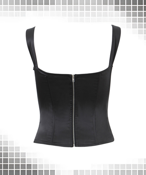 Tie-Waist Corset Cami Top