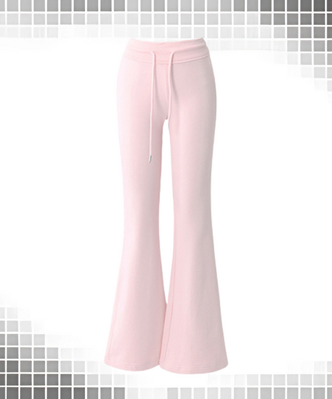 Drawstring Flared Pants