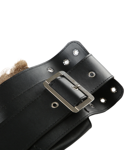 Patchwork Color-Block Statement Belt