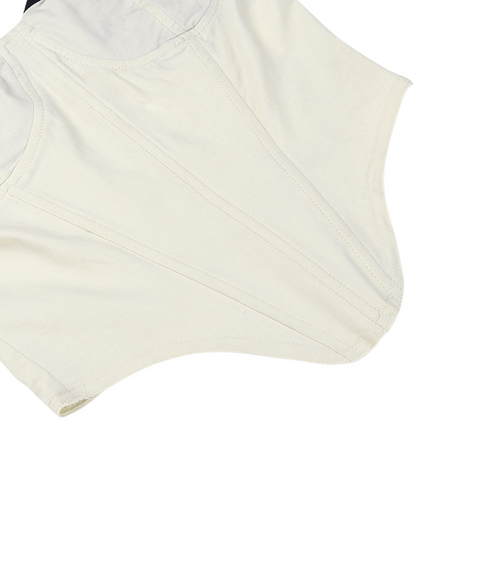 Color-Block Waist Cinched Camisole Top