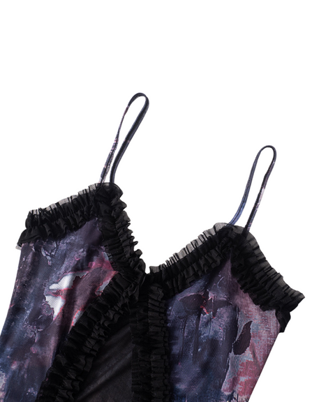 Double-Layer Lace Camisole Dress