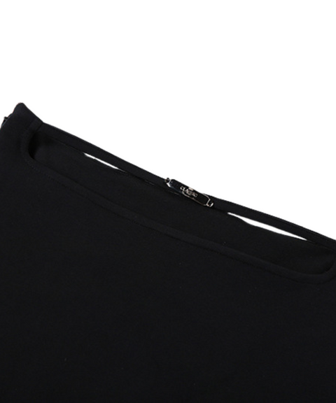Tie-Waist Mini Skirt