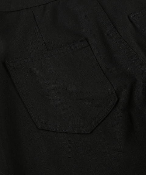 Wide Waistband Metal Buckle Flared Pants