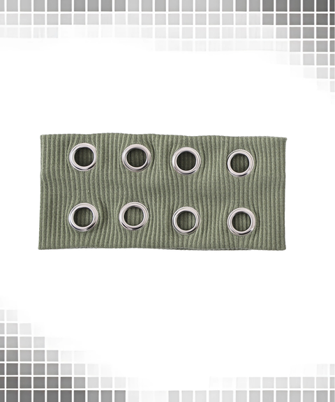 Punk style metal ring wide brim headband