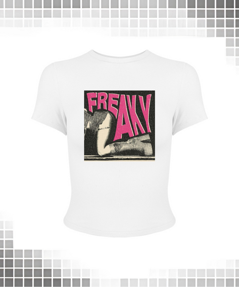 Sexy graphic short-sleeved T-shirt