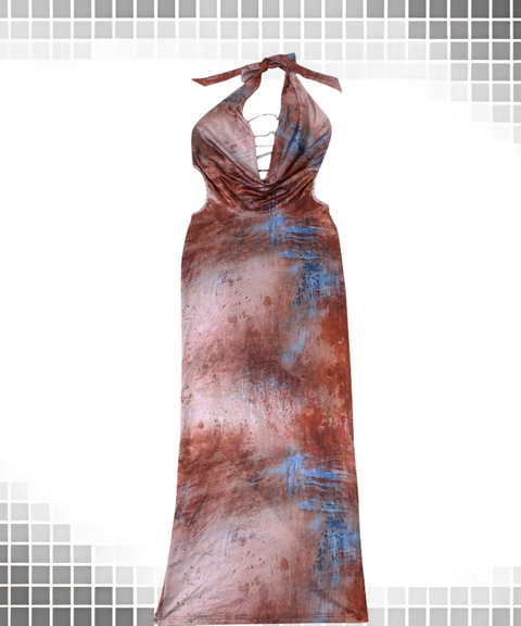 Low-cut Backless Dress