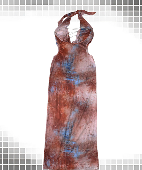 Low-cut Backless Dress