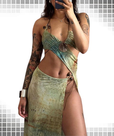 Halter Neck Dress