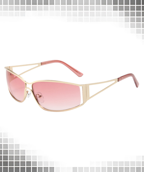 Metal Cut-Out Sunglasses
