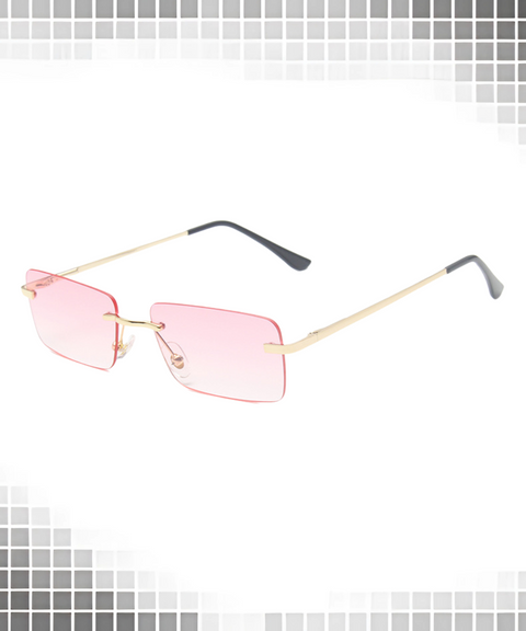 Frameless Square Sunglasses