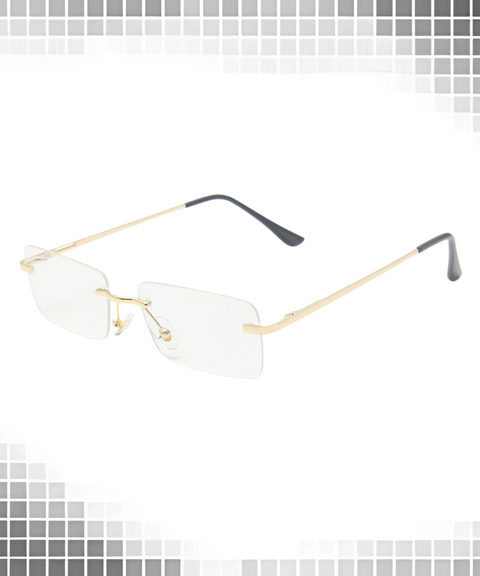 Frameless Square Sunglasses