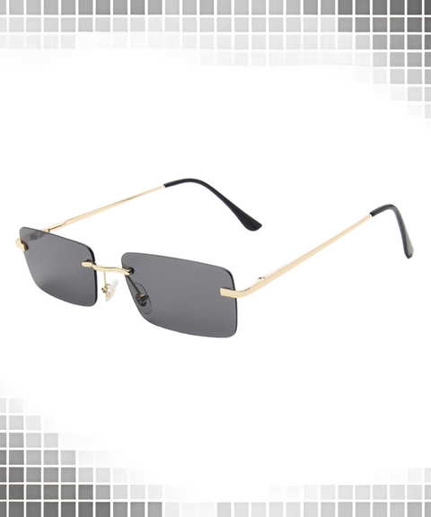 Frameless Square Sunglasses