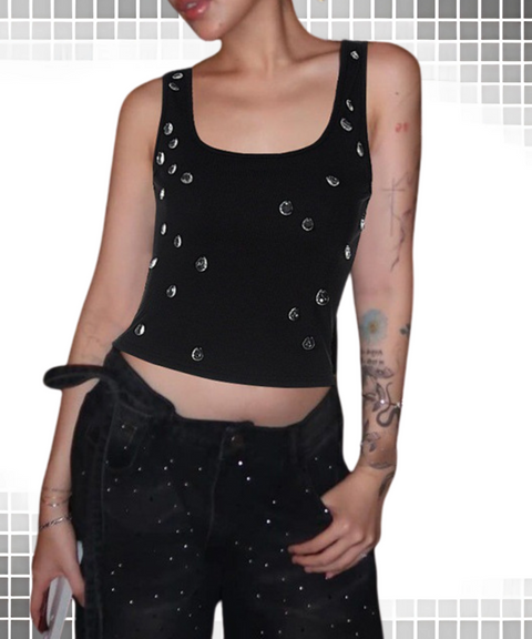 Low Neck Tight Short Top