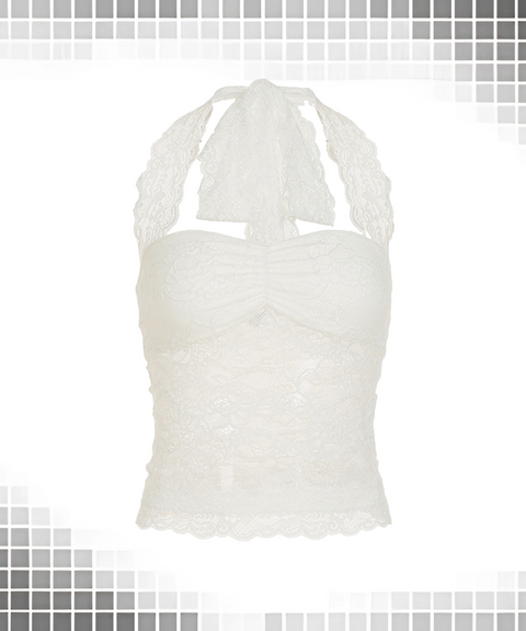 Lace Halter Vest