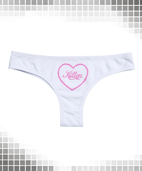 Heart-print low-rise sexy briefs