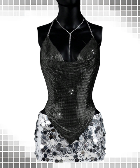 Metallic Sequin Sexy Camisole