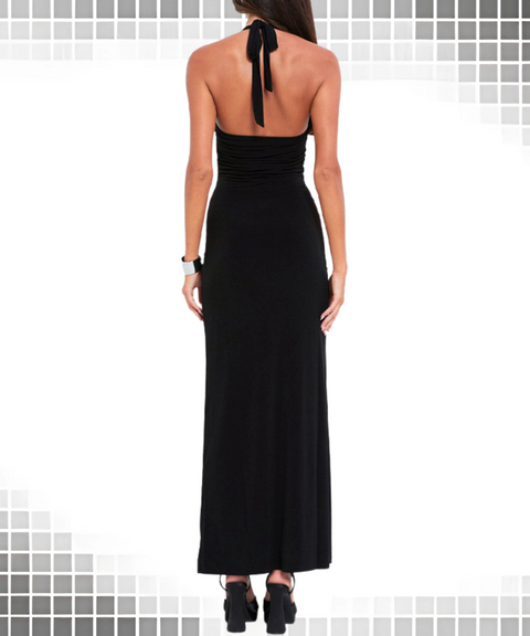 Metallic Butterfly Holder Dress