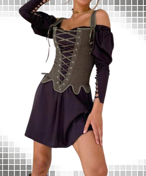 Bandage Waist Slim Top