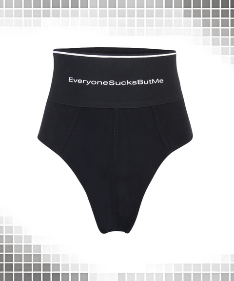 High Waist Black Inner Shorts
