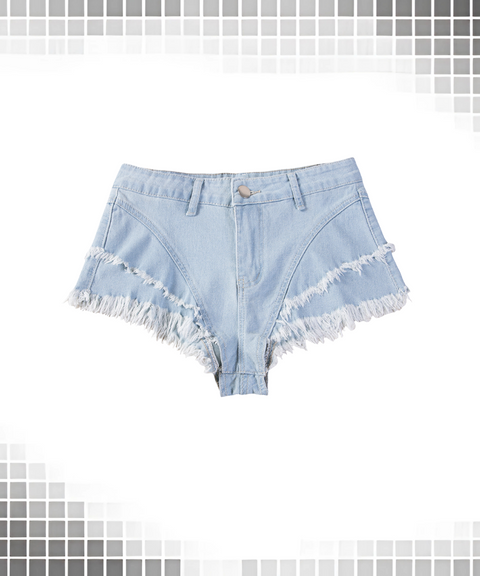 High Waist Denim Shorts