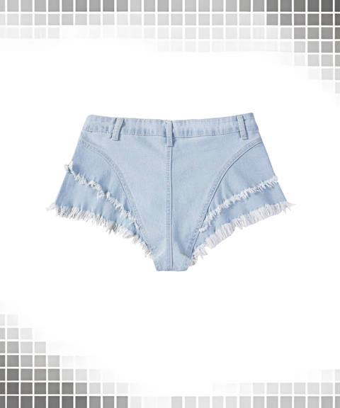 High Waist Denim Shorts