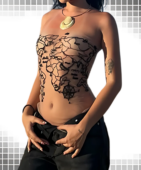 Mesh Printed Top