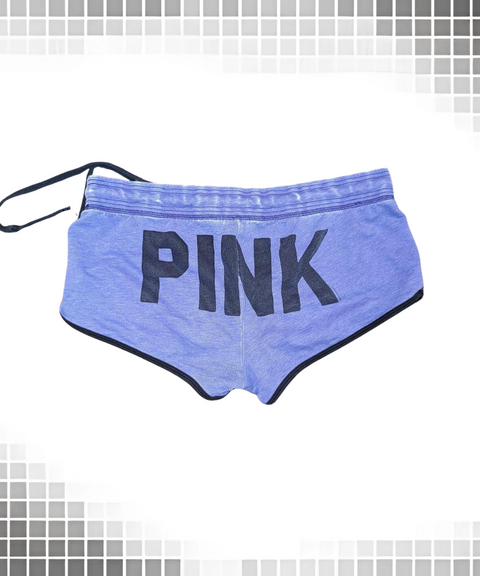 Letter Print Shorts Pink