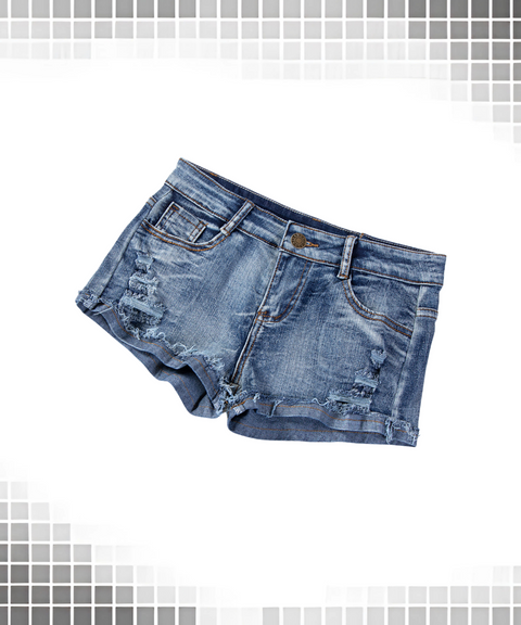 High Waist Denim Shorts