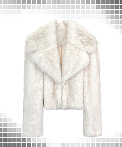 Faux fur coat