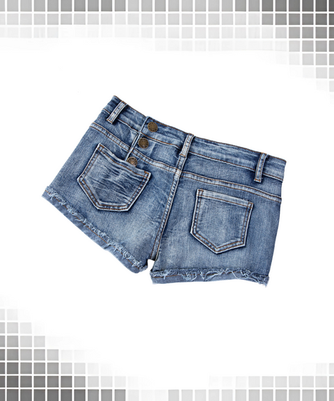 High Waist Denim Shorts