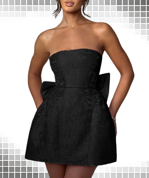 Strapless Bow Dress