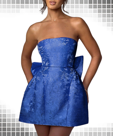 Strapless Bow Dress