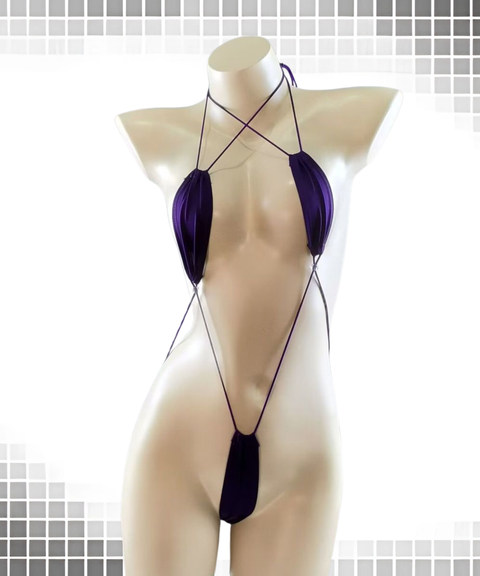 Multi-Colored Sexy Three-Piece Bodysuit