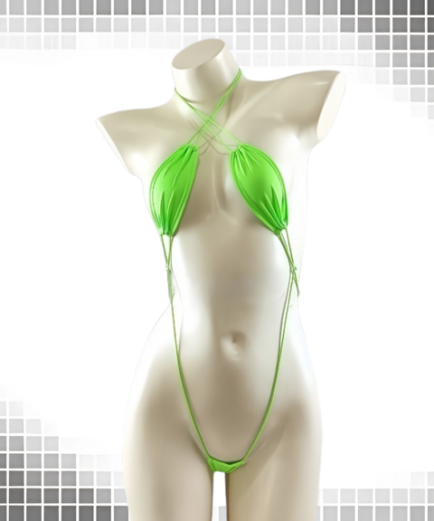 Multi-Colored Sexy Three-Piece Bodysuit