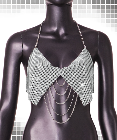 Sexy Fringe Rhinestone Camisole Top