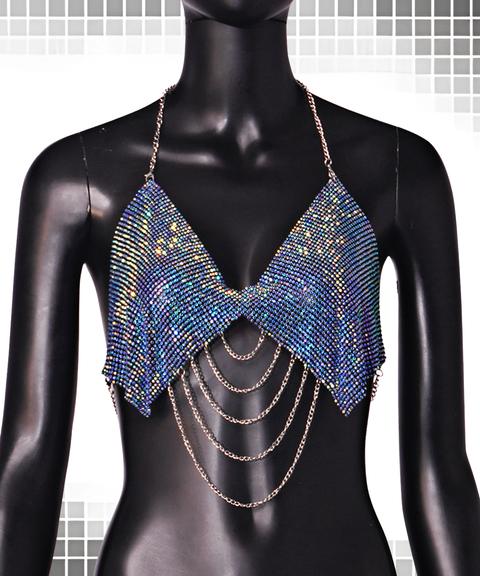 Sexy Fringe Rhinestone Camisole Top